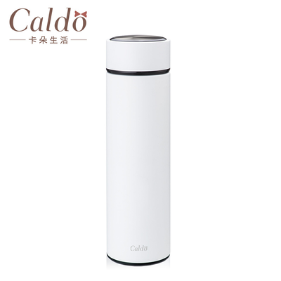 [ Caldo卡朵 ] 簡約風不鏽鋼保溫瓶500ml - FM006 - 白