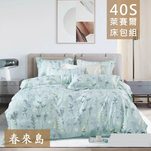 【愛神】40支天絲萊賽爾<春來島>兩用被