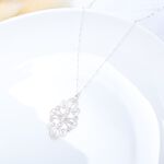 【Angel & Me】Secret Garden Filigree s925 sterling silver necklace gift, , large