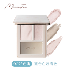 【千康嚴選】MilleF&eacute;e 心機修容盤-02冷色調