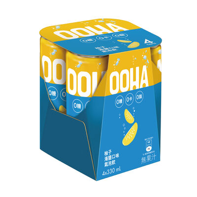 OOHA氣泡飲柚子海鹽口味330ml(箱購依實際收貨為主，無法保證原封箱出貨)