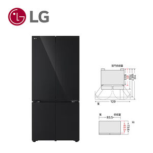 LG GV-NB61BG智慧變頻四門冰箱619L