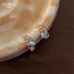 【Gulicc】古莉可 耳環 夜之星 法式簡約浪漫鋯石耳環, , large