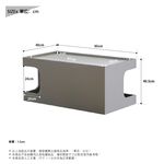 茶几桌 大茶几 茶幾 萬用桌子 矮桌 貓窩 貓家具 貓咪躲藏櫃 貓跳台 貓爬架 TA488, 奶茶色, large