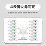 【sun-star】多角形鋸齒橡皮擦  擦布 擦子 塑膠擦 修正 細節擦(日本進口)*白, , large