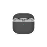 【山水之寶】UNIQ Airpods 4保護殼 Lino 素色簡約液態矽膠藍牙耳機保護套 支援無線充電 原廠公司貨, 灰色, large