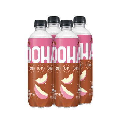 OOHA氣泡飲水蜜桃烏龍茶口味500ml