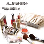 GS MALL 台灣製造 一入白色 扇形角落置罐架 口紅架 收納架 扇形收納架 角落架 化妝品收納盒 角落盒 角落置物架 扇形角落, , large