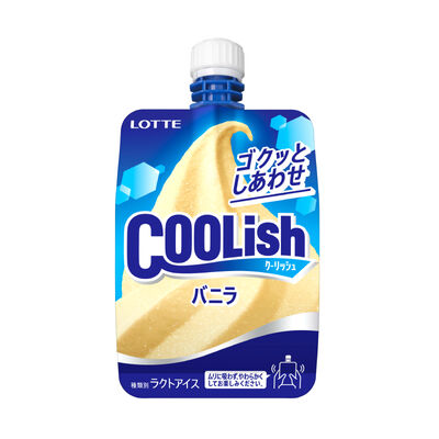 LOTTE Coolish酷立吸冰沙-香草140ml毫升 x 1Bag包