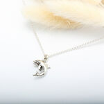 【Angel & Me】Dolphin s925 sterling silver necklace Valentine Day gift, , large
