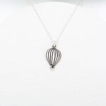 【Angel & Me】Hot Air Balloon Travel s925 sterling silver birthday necklace, , large