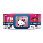 [寶富華]加蓋 Hello Kitty酒精濕巾30抽(酒精含量為30% v/v), , large