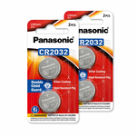 Panasonic 國際牌 CR2032 長效加強12年保存 鈕扣型電池 3V專用鋰電池(4顆入), , large