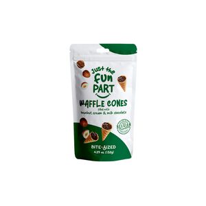 Waffle Cones-Hazelnut cream  Milk choc