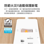 aibo 1開6插PD25W快充 專利三向出線抗雷擊延長線(台灣製)-1.8米, , large