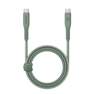 [亞瑟3C]ENERGEA USB-C to USB-CFlow 快充傳輸線  1.5m-綠色