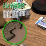 GS MALL 台灣製造 一組6入 仿木紋巧拼地墊 64x64cm 巧拼地墊 地墊 地板墊 仿木紋地墊 木紋地墊 地板貼, , large