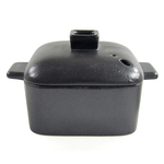 [豐名日本餐具] 五號正角鍋 黑無光 / C05PT8-1-2, , large