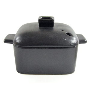 [豐名日本餐具] 五號正角鍋 黑無光 / C05PT8-1-2