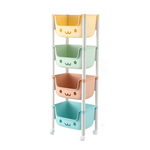 Children's toy storage rack, four layers, , large