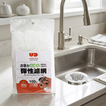 百研/流理台超細密彈性濾網-小-100枚入x6包, , large