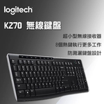 【 Logitech 羅技 】K270 無線鍵盤 隨插即用 防濺灑, , large