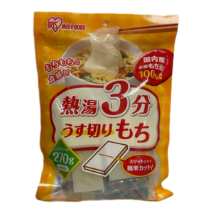 Thinly sliced mochi