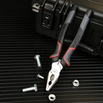 【deli tools】8" professional multi-function pliers professional PRO series, , large