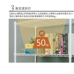 【Y HOUSE】70x45x60cm Lightweight Two-layer Iron Rack Iron Rack Shelf - Painted Black, , large