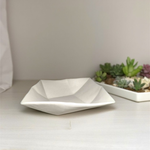Minoyaki 8.5" Square Deep Bowl &ndash; White Glaze, , large