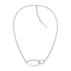 Calvin Klein CK Playful Organic Shapes 造型項鍊 母親節送禮-銀 35000353