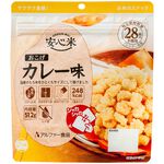 喜康瑞【米香脆系列】咖哩風味 開封即食 爆米花 防災儲備 七年保存 日本代理進口, , large
