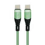 GliTTER GT-2525 USB-C to USB-C Foldable Fast Charging Cable 30cm | Supports 36W PD/QC fast charging, , large