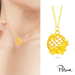 【Prisme Gold】黃金項鍊 捕夢網 鍊墜項鍊 (金重：約0.08錢&plusmn;0.03), , large