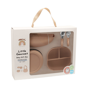 【TRENi Mini&nbsp;】 Little Gourmet 矽膠餐具禮盒組