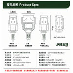 《台灣製造》露營動力線-燈-10米-15米-叢林綠-3P過載防護動力線-三插頭-延長線-AX-386-GR, , large