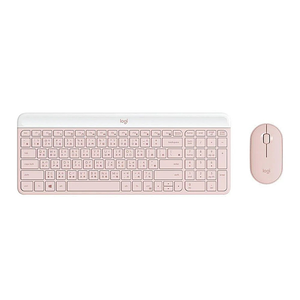 【 Logitech 羅技 】MK470 玫瑰粉 超薄 無線鍵鼠組