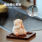 【上手家居】乖萌動物線香座 小熊(線香盤/香座/香插/臥香座), , large