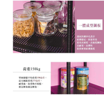【Y HOUSE】45x45x210cm perforated plate five-layer rack perforated plate rack iron rack - black paint, , large