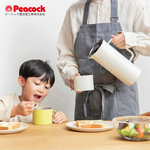 【日本孔雀Peacock】日本限定 Living Pot 時尚保溫壺 不鏽鋼水壺 桌上壺 1.0L, , large