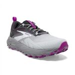 Brooks Cascadia 17 女 越野鞋 慢跑鞋 運動 避震 緩衝 寬楦 灰 黑 [1203921D028], , large