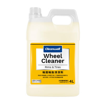 【汽車百貨】CLEANWEL輪圈輪胎清潔劑補充瓶4L