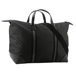 GUCCI GG Logo 帆布及皮革二用公事包/行李袋/淺粉色, , large