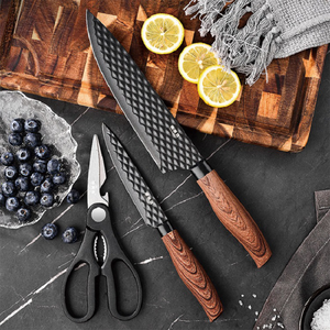 Lemeya Black Jack Kitchen Knife 3-Piece Set (Scissors)