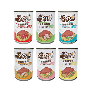【喵Bar】營養貓餐罐 貓罐頭 紅肉罐400g x 24入