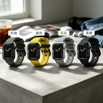 【山水之寶】National Geographic 國家地理 Apple watch 44/45/49/S10 46/S11 46mm錶帶 Rugged FKM矽膠錶帶 優異耐熱表現, , large