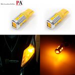 【PA LED】T10 T15 W5W 10晶 5630 SMD LED 黃光 橘黃光 小燈 方向燈 定位燈, , large