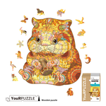  [Brick Republic]YouRPUZZLE Taiwan Stock &ndash; Cute Hamster Puzzle (Certified Wooden Animal Puzzle), , large
