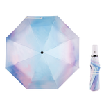 【KISSDIAMOND】夢幻星空漸層晴雨兩用黑膠自動傘KDU-324, , large