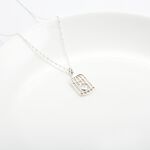【Angel & Me】Bird in a cage s925 sterling silver necklace Valentine Day gift, , large